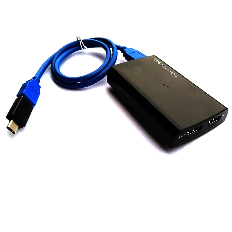 

EzCAP266 1080P @ 60fps USB3.0 UVC Карта видеозахвата, преобразователь HDMI в USB3.0/type-c с микрофоном, HDMI 4K 30 вход прямой трансляции
