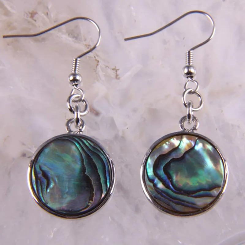 Серьги из натуральной Новой Зеландии в виде морской ракушки | Украшения и