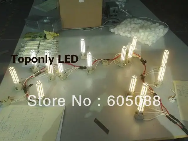 10 Вт Светодиодная лампа g12 1000 1100lm 2700 7000k белого цвета AC85 265v освещение с 108 шт. SMD2835 led