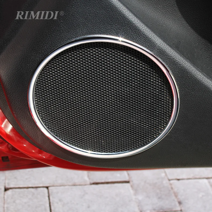 Автомобиль-Стайлинг 4 шт./компл. Автомобильная отделка кольцо наклейки двери