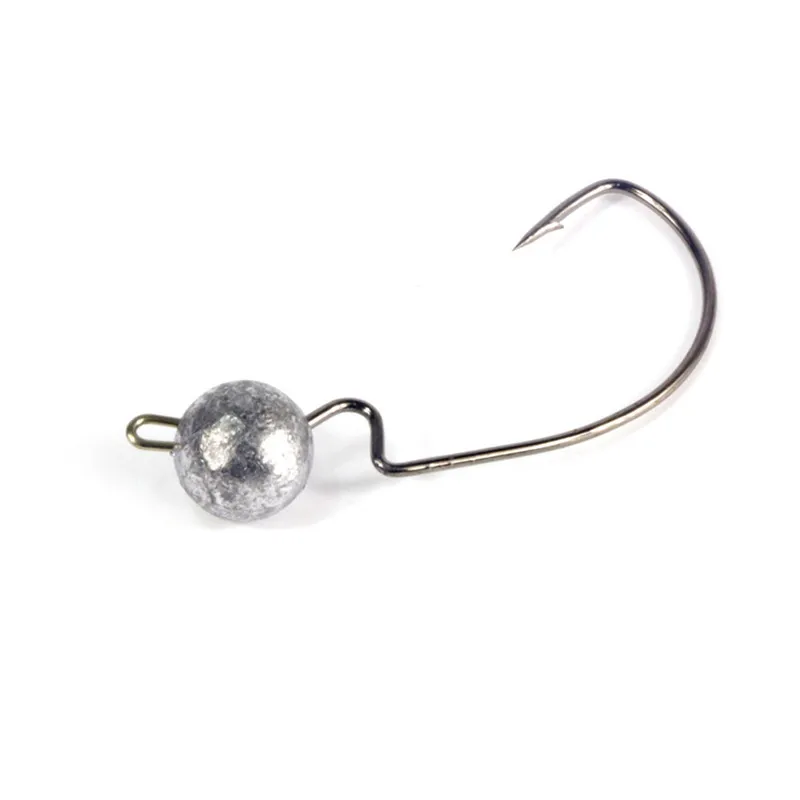 10 шт./лот рыболовные изделия жесткий кренк джиг-головка крючок свинцовая