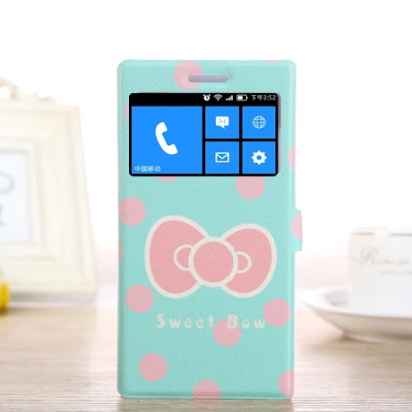 Чехол с откидной крышкой из искусственной кожи рисунком для Nokia Lumia 830 чехол Microsoft