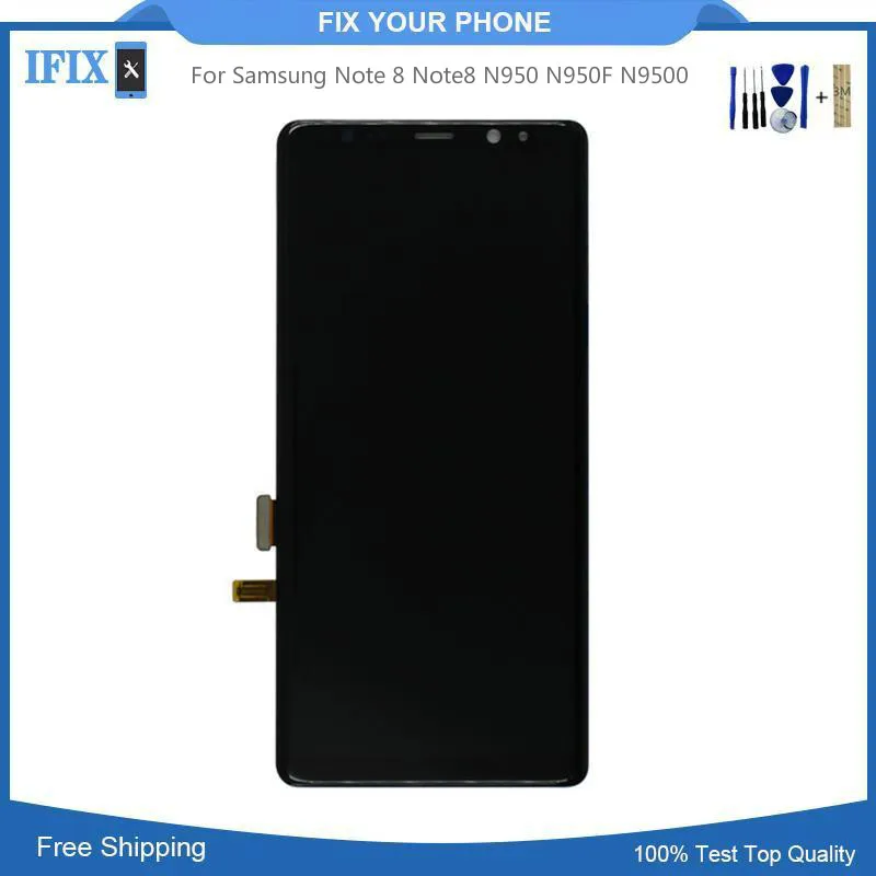 Для Samsung Note 8 Note8 N950 N950F N9500 ЖК дисплей сенсорный экран дигитайзер супер AMOLED сборка