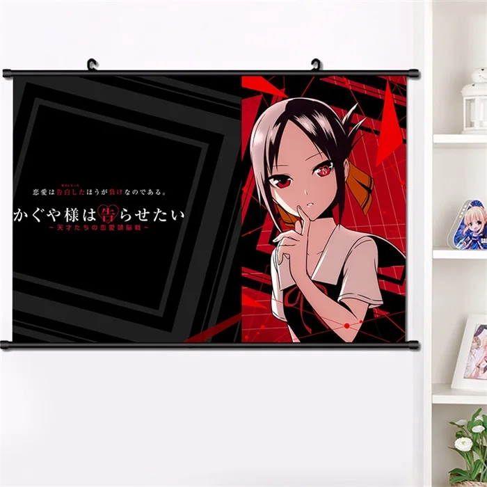M Японское аниме Kaguya-sama: Love Is War Shinomiya Kaguya настенный Свиток Плакат манга настенные подвесные плакаты украшение дома 40*60 см - Цвет: M