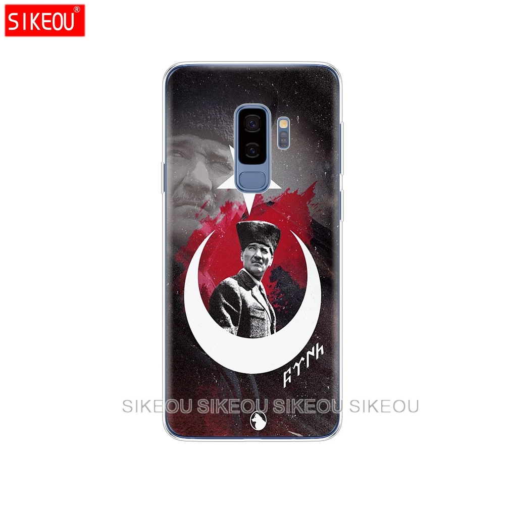 Силиконовый чехол для Samsung Galaxy S9 S8 S7 S6 edge S5 S4 S3 PLUS телефона флаг Турции с