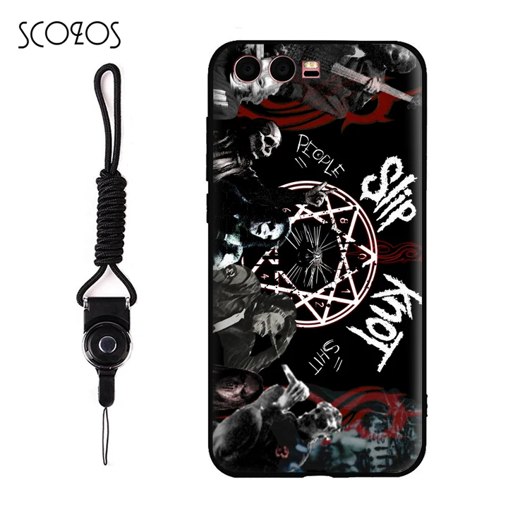 SCOZOS Slipknot силиконовый мягкий чехол для телефона Huawei P9 P10 lite Honor 9 Коврики 10 &amp pp128 |