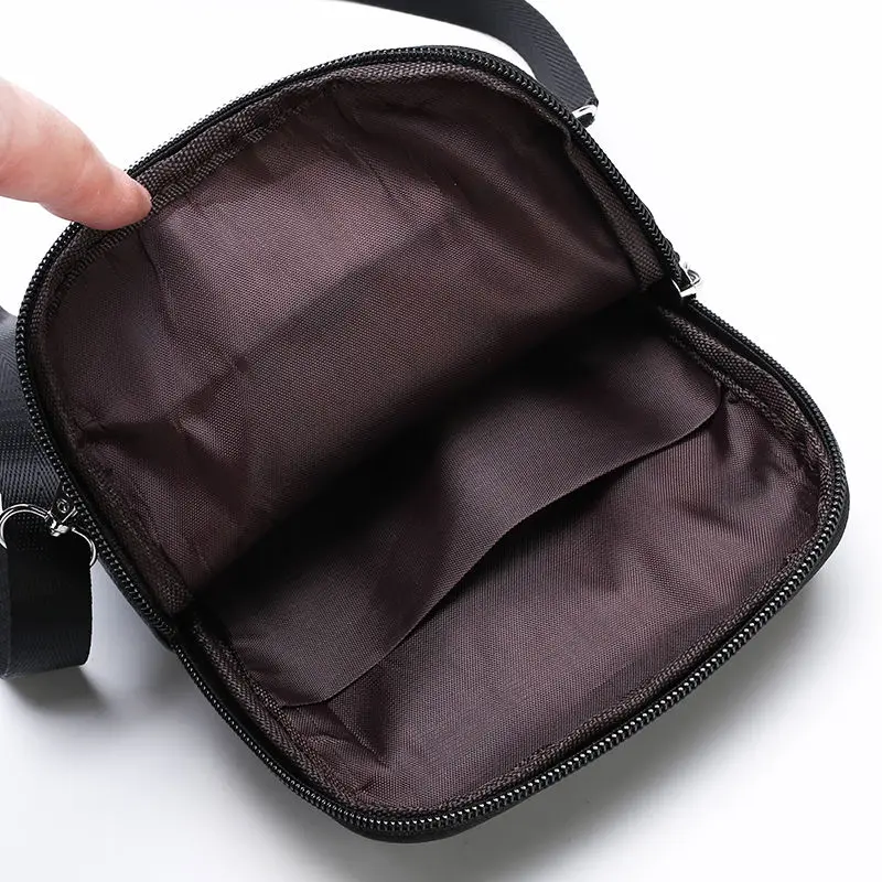 

Men's shoulder bag soft PU material British Fashion Casual College Style High Quality Multi-functional Large capacity design