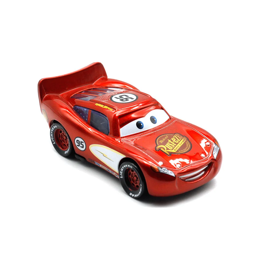 Disney Pixar Cars 2 Lightning McQueen Mater 1:55 литой металлический сплав модель автомобиля подарок
