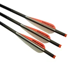 20 дюймов Easton стрельба из лука кроволиния Углеродные арбалетные болты Длина оранжевый полевой точки мужской Молодежный Бесплатная доставка