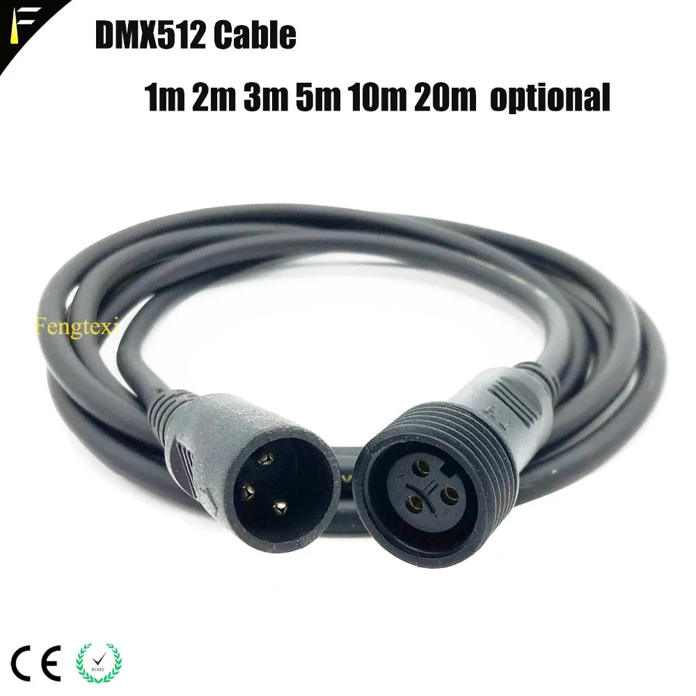 Удлинительный кабель DMX 4 шт./партия водонепроницаемый сценический светильник IP65