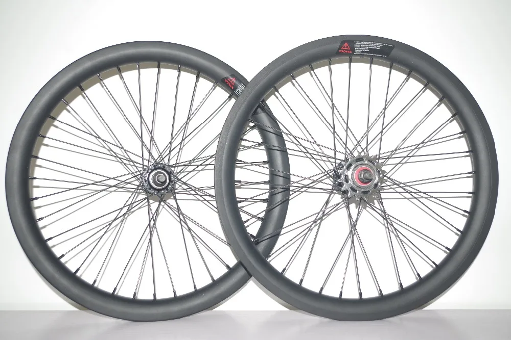BMX Гонки 2" BSD 406 мм 406 30 мм x 30 мм Дорожный велосипед Угловые колеса Клинчера комплект велосипедных колес 20 дюймов 36 отверстия UD матовый
