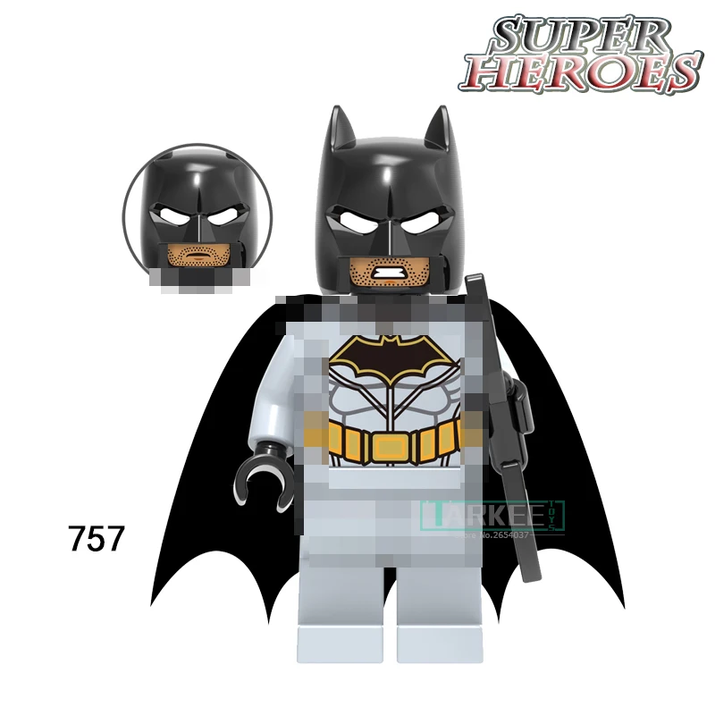XH757 Batman Building Block Super Heroes Bat Man Movies Series Action Figure Kids DIY Toys Children Gift Boys Hobbies X0178 | Игрушки и