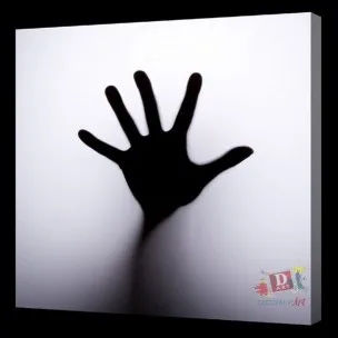 Настенная картина Современный домашний декор Пальмовая Тень для рук черная