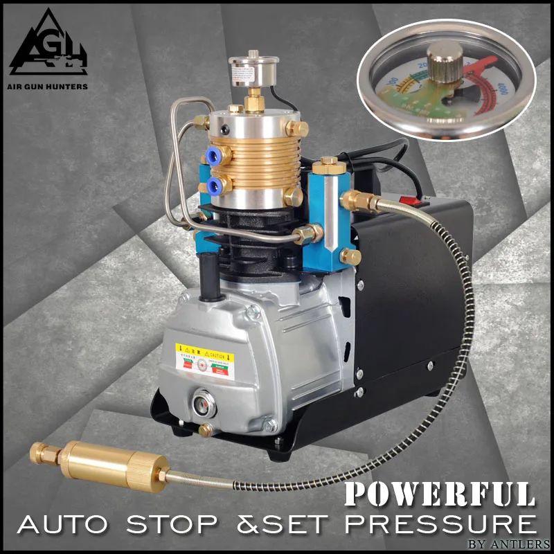 4500PSI высокое давление авто Стоп Электрический насос 30 мпа PCP воздушный компрессор воздушный насос для пневматического оружия подводное ружье pcp фильтр