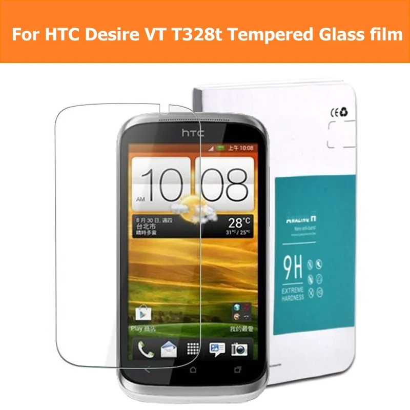 Пленка из закаленного стекла для HTC Desire VC / VT/X/V T328 T329 T/D/W/E стеклянная пленка Eye 820