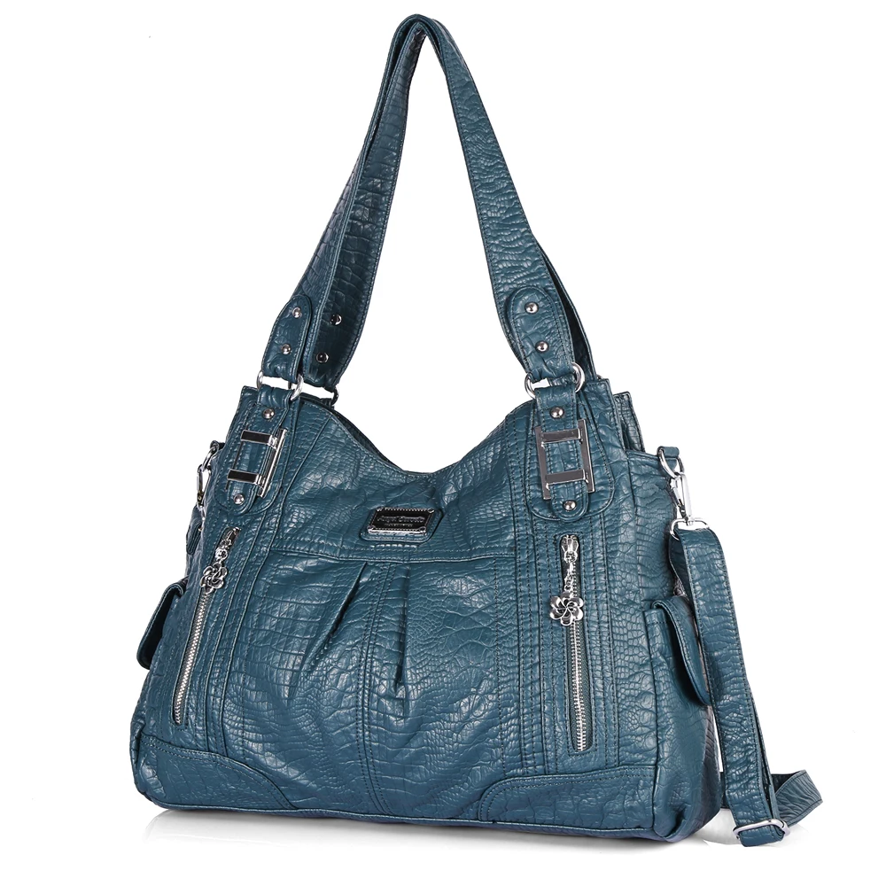 Сумки из натуральной кожи женская сумка Хобо в стиле Для женщин Вместительная