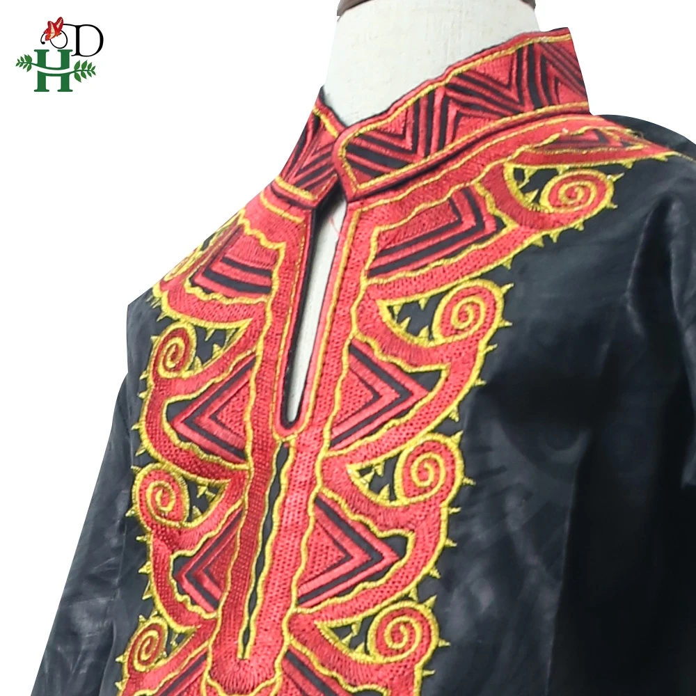 H&ampD Dashiki Kid Set 2021 African Clothing Kids Boy South Africa Boys Embroidery Tops Pant Suits Bazin Riche Outfit TZ8006 |