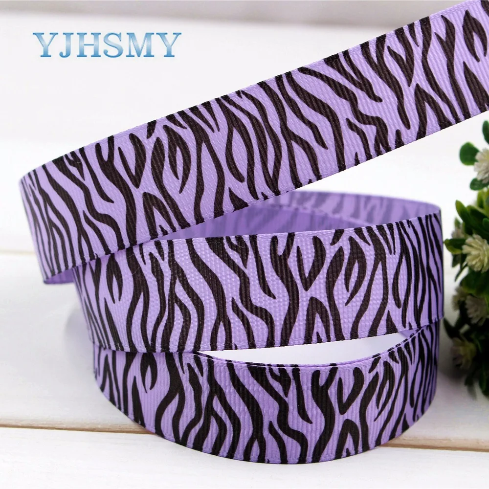 YJHSMY H-17408-1183 10 ярдов 25 мм волнистая лента термопечать grosgrain Свадебные аксессуары DIY