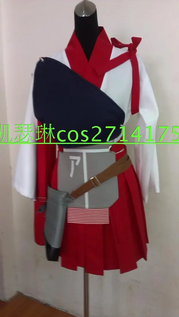 

2016 Акаги Косплей Kantai Collection kanglue белый шутер костюм Uwowo костюм