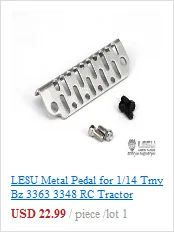 LESU металлическая пластина из нержавеющей стали B 1/14 Tmy RC Трактор модель грузового автомобиля TH02358