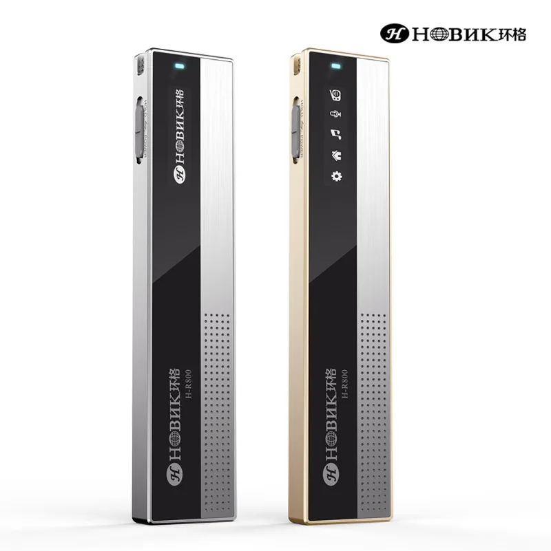 HBNKH H golden R800 32G Диктофон дизайн блокировки с радио OLED экран двойной цифровой