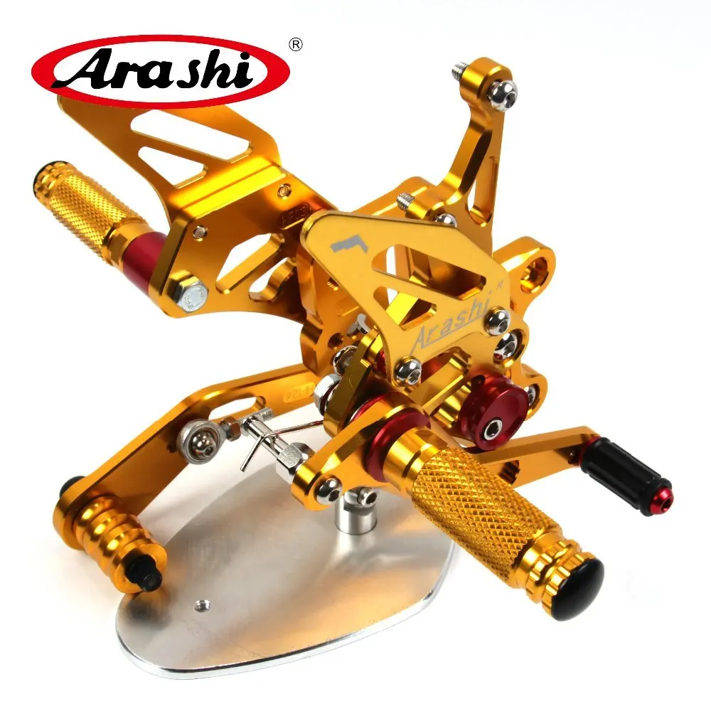 Араши Новый 1 компл. для SUZUKI GSXR1000 2017 2018 GSXR 1000 ЧПУ Rider Rearset Регулируемый подножки