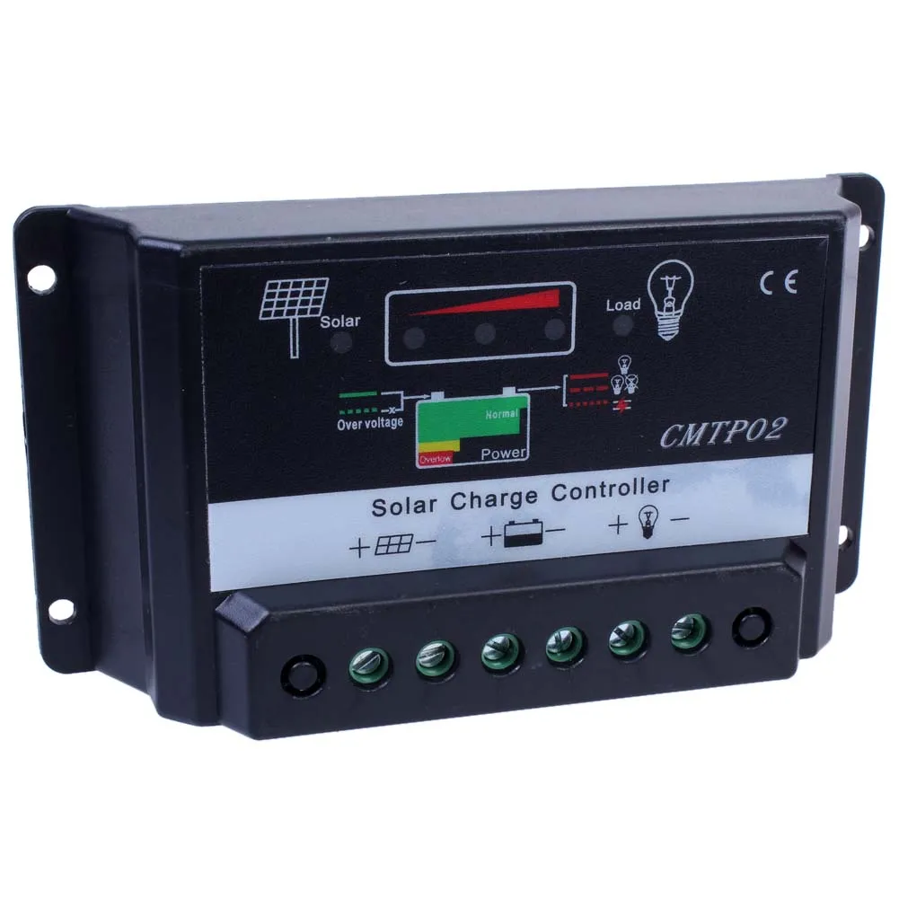 30A ШИМ Солнечная панель регулятор заряда батареи 12 V/24 V автоматический