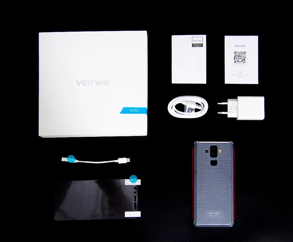 Vernee V2 Pro Android 8 1 IP68 водонепроницаемый смартфон 5 99 "Face ID 6 ГБ ОЗУ 64 Гб ПЗУ 21 МП 4