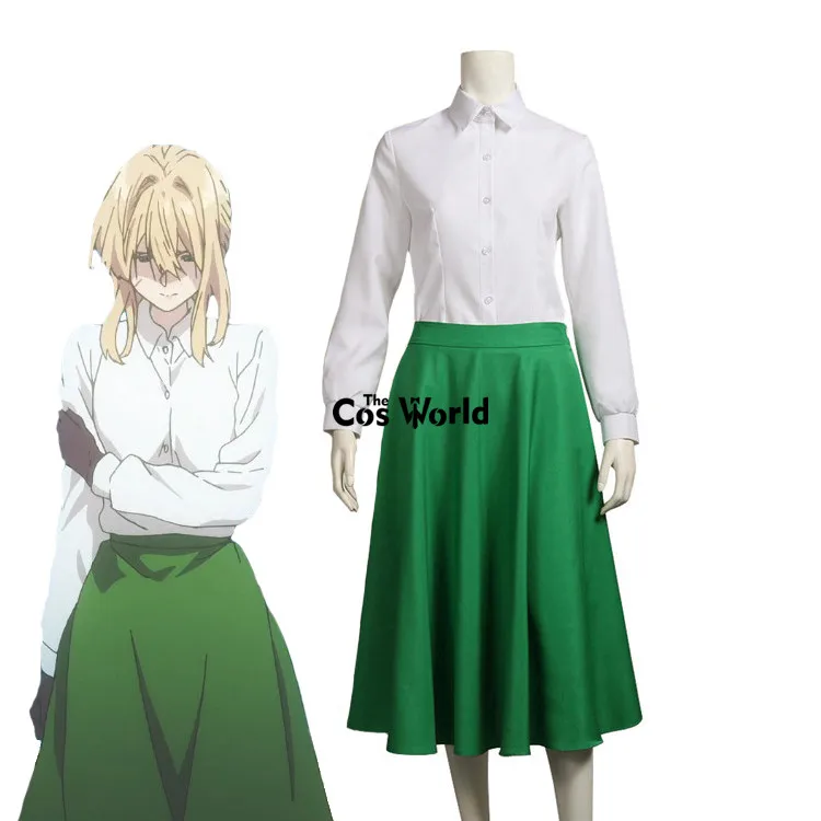 

Платье-рубашка Violet Evergarden, Униформа, аниме костюмы для косплея