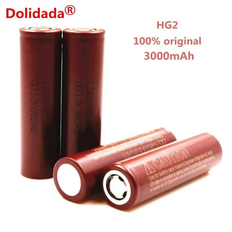 10 шт. Dolidada Новинка 18650 батарея 3000 мАч 3,7 в аккумуляторная батарея для HG2 18650 литиевая батарея 3,7 3000 мАч