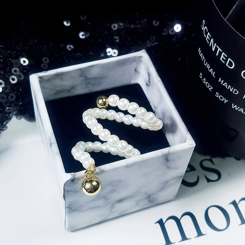 Shiny Side New Women's Fashion Brand Jewelry Elegant Pear Rings for Women Gift Wedding Bridal Open Adjustable Earrings | Украшения и