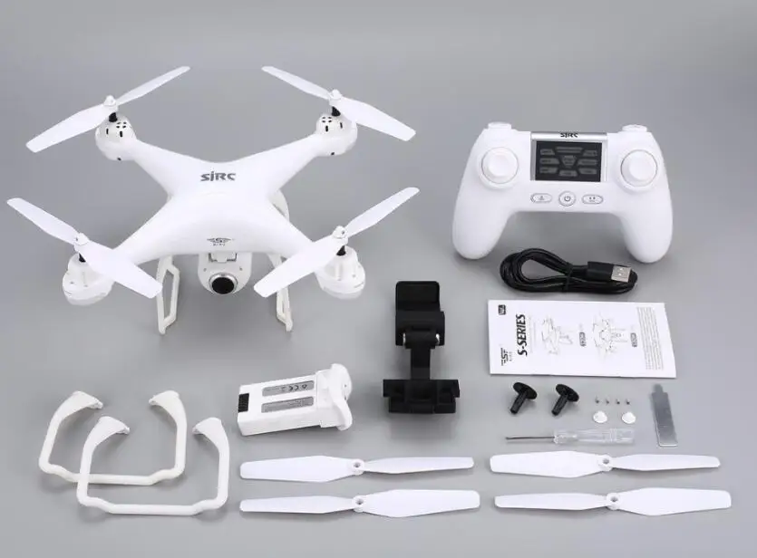 Оригинальный SJRC S20W GPS Трансмиссия RC Дрон Квадрокоптер вертолет с HD Wifi камерой VS s30w