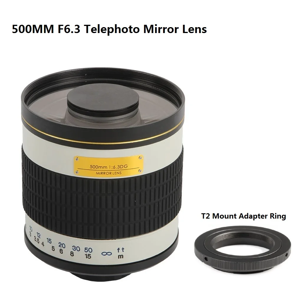 500 мм F/6 3 камера телефото ручной зеркальный объектив + Т монтажный адаптер для Canon