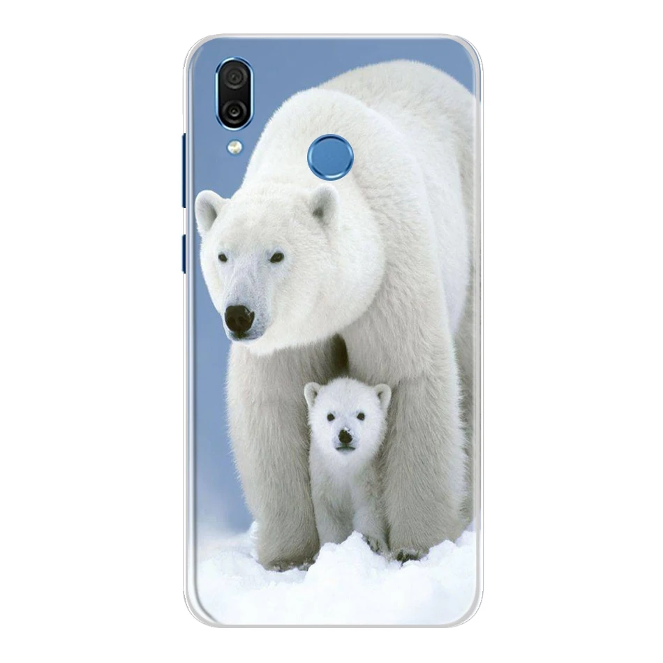 Милый чехол для Huawei P Smart 2019 Plus силиконовый мягкий PSmart полный защитный 6 21' |