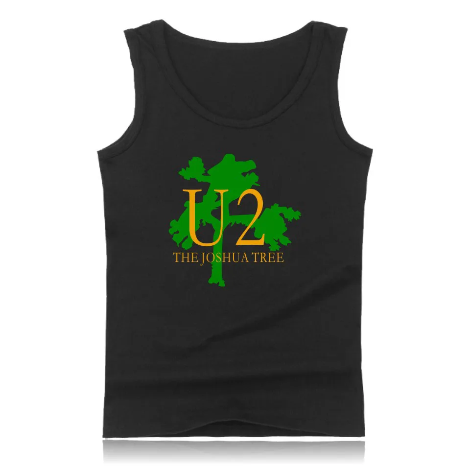 U2 жилет UK Super Rock Music Band, мужские майки, летняя майка для спортзала, хлопковая майка для бодибилдинга, Мужская одежда для фитнеса