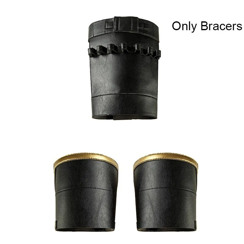 Only bracers Мстители 4 завершающей костюм Марвел Косплэй взрослых соколиный глаз, Клинт Бартон Хэллоуин Карнавальный только жилет куртка с капюшоном штаны перчатки - Цвет: Only bracers