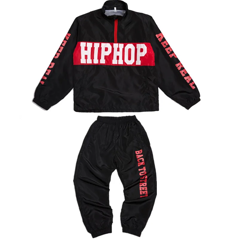 Новинка 2019 года куртка с принтом в стиле хип хоп комплект со штанами детская