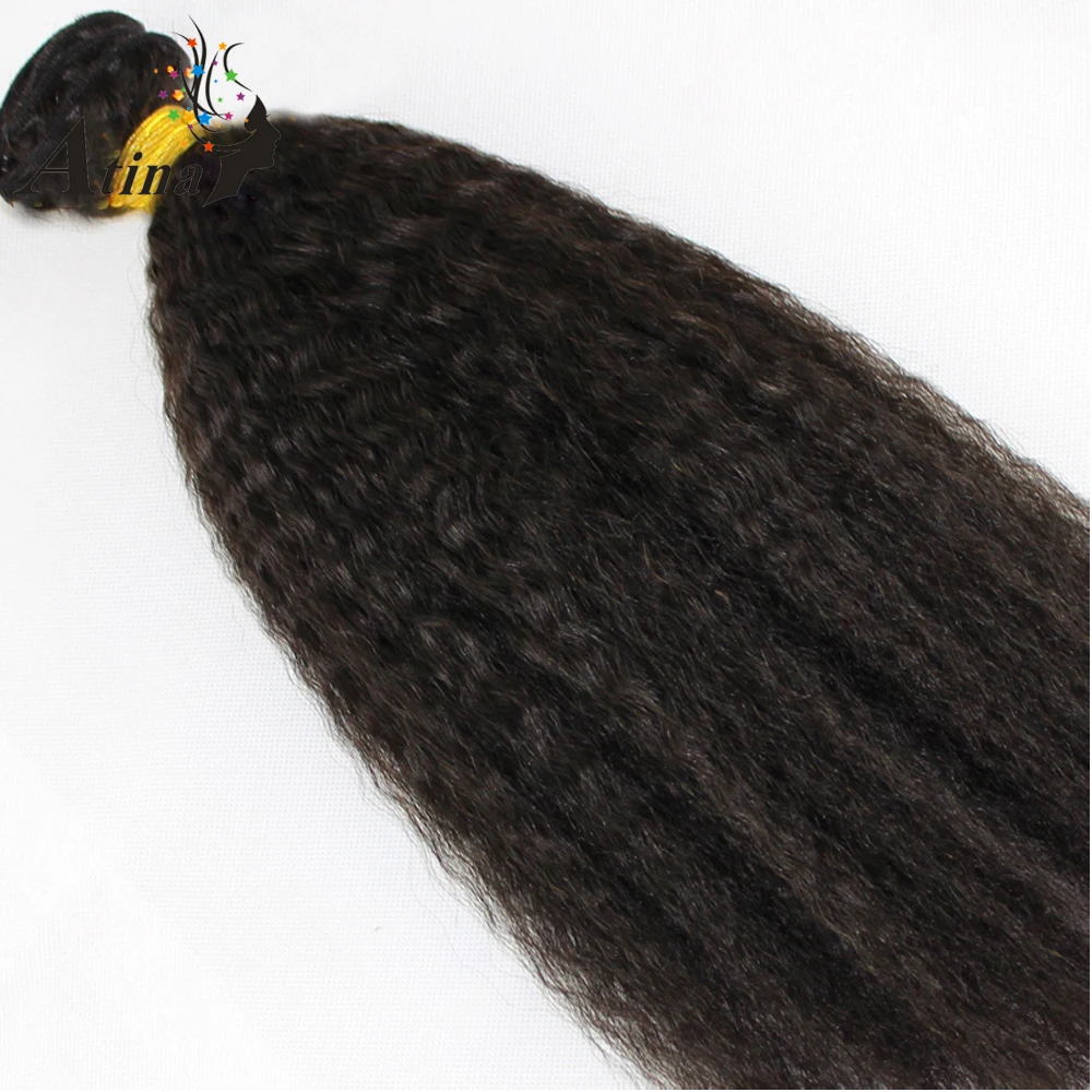 Итальянские прямые филиппинские курчавые натуральные волосы Yaki волнистые