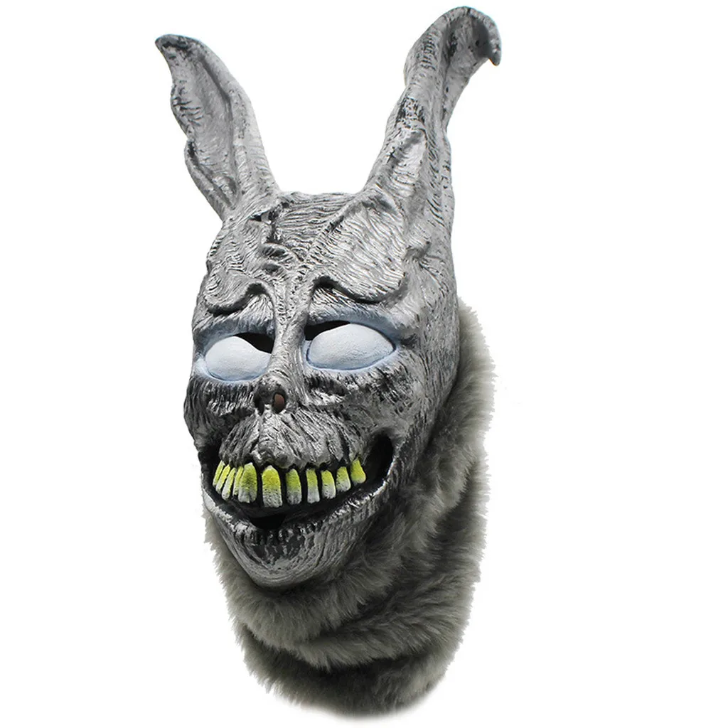 Donnie Darko FRANK маска кролика Хэллоуин кролик латексный капюшон с меховой маской