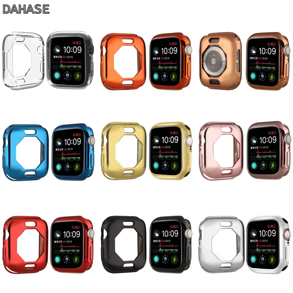 Ультратонкий Мягкий тонкий чехол для часов Apple Watch серии 5 4 44 мм 40 всесторонний