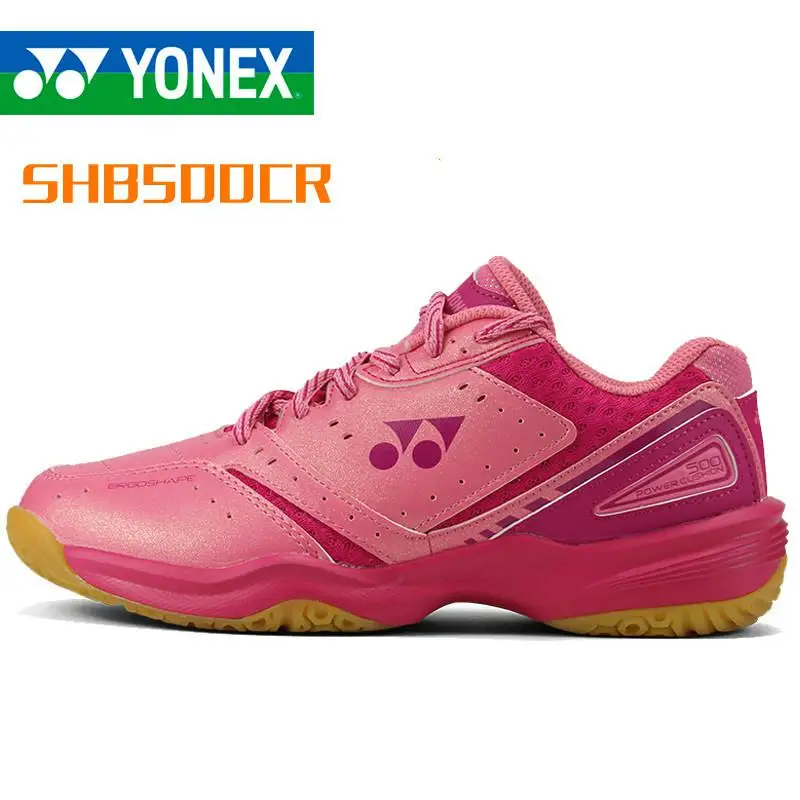 Yonex профессиональная тренировочная обувь для бадминтона, износостойкая противоскользящая спортивная обувь Shb 500cr, кроссовки для женщин - Цвет: SHB500CR