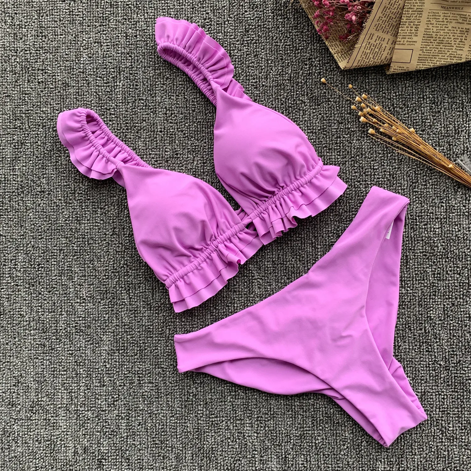 

Swimwear Women Bandage Bikini Set Women Swimsuit High Waisted Bathing Suits