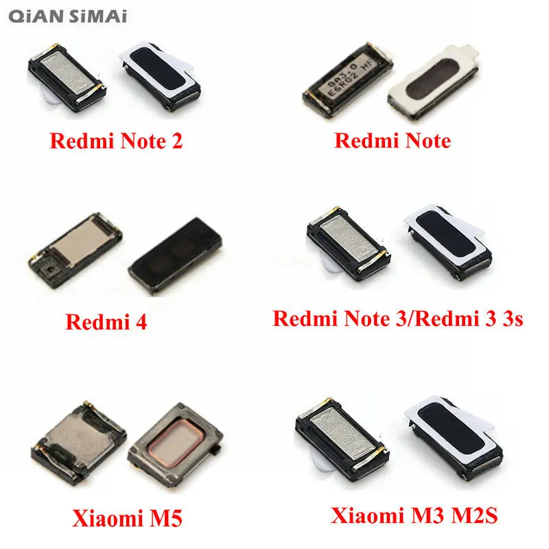 

2PCS/Lot Earpiece Ear speaker For Xiaomi Mi2 Mi3 Mi4 Mi4i Mi4C Mi4s Mi5 Mi5s Redmi 3 3s Redmi Note 2 /Redmi Note 3