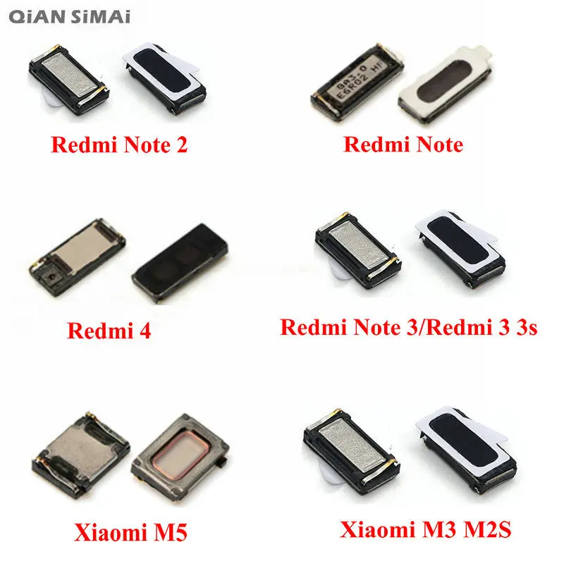 2 шт./лот громкоговорителя наушников для Xiaomi Mi2 Mi3 Mi4 Mi4i Mi4C Mi4s Mi5 Mi5s Redmi 3 3s Note /Redmi 3|ear