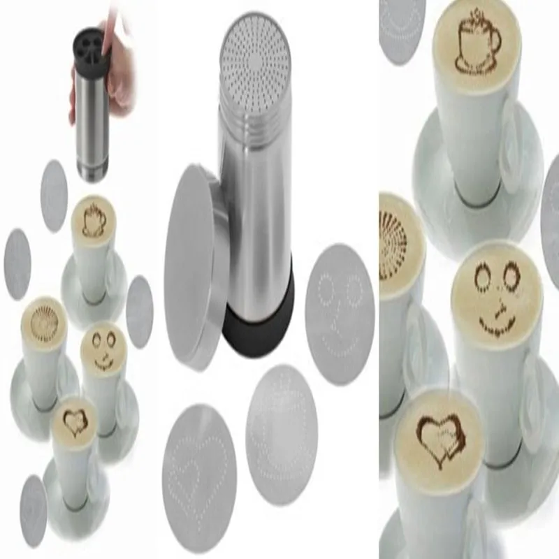 

304 stainless steel fancy coffee powder module / 4pcs kinds of drawing die multi-function powder cans
