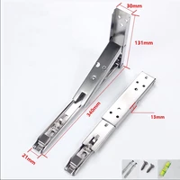 2pcs 14 inch 90 degree triangle stainless steel shelf wall mounted adjustable metal folding table bracket