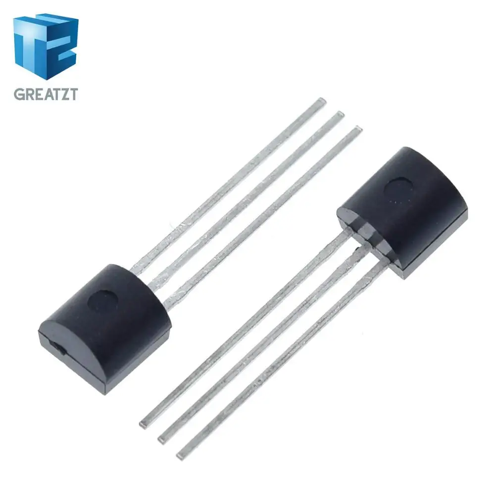 Электронный чип GREATZT 10 шт./лот чипы DS18B20 TO 92 18B20 датчик температуры IC 18b20 сделай сам