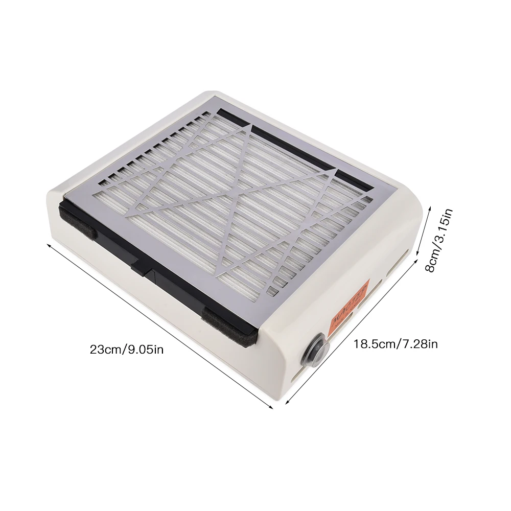 40 Вт Мощный пылеуловитель для ногтей Вентилятор салон всасывающий маникюрный