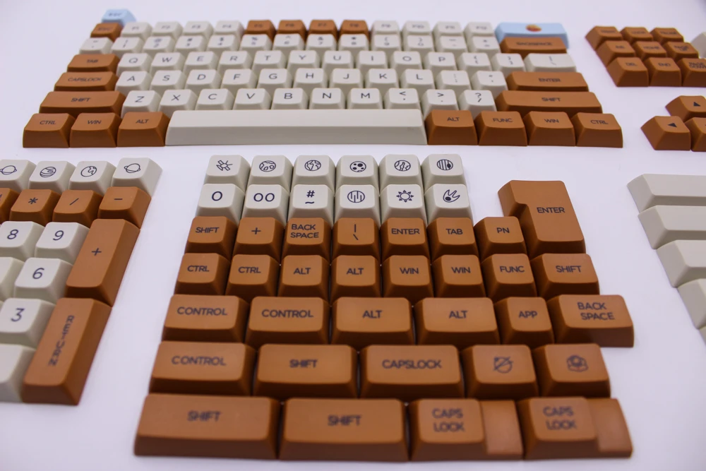 MP XDAS профиль PBT Keycap 163 сублимированные колпачки для ключей Filco/DUCK/Ikbc MX