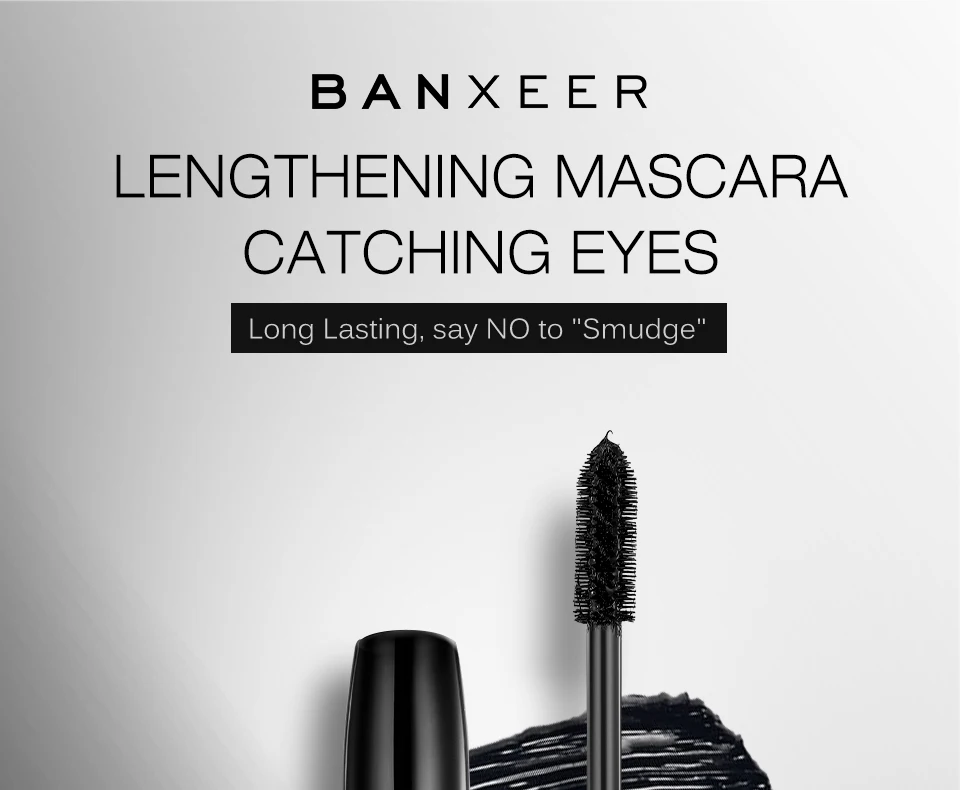 BANXEER 3D тушь водостойкая Удлиняющая ресницы тушь для ресниц Подкручивающая для ресниц густая косметический макияж для глаз